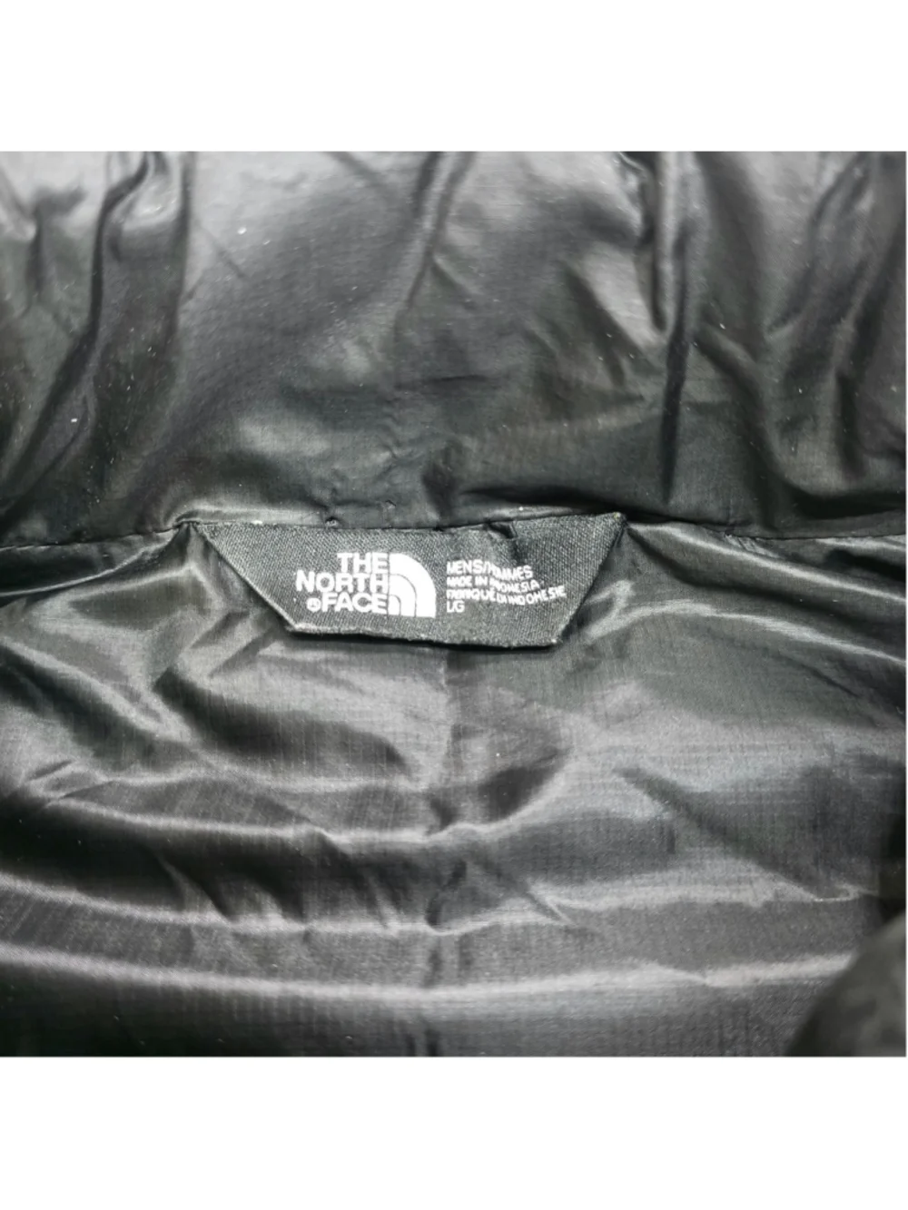 The North Face ThermoBall Trekker Vest Mens L Black Full Zip Packable Insulated